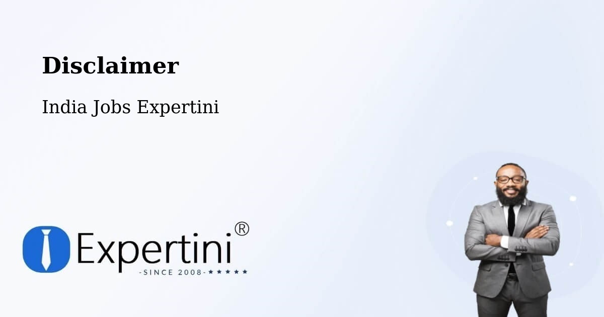 Disclaimer – Pippara - India Jobs Expertini